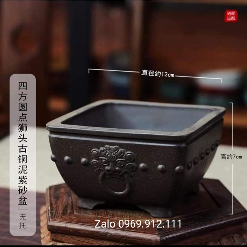 Chậu vuông bợm mini