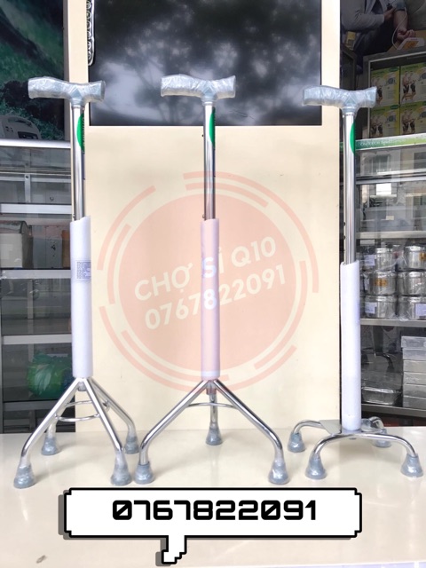 Gậy chống 3 chân 4 chân cho người già, người bệnh