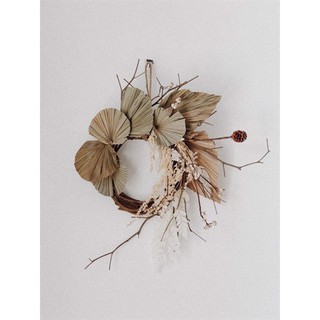 Lá cọ khô decor trang trí xinh