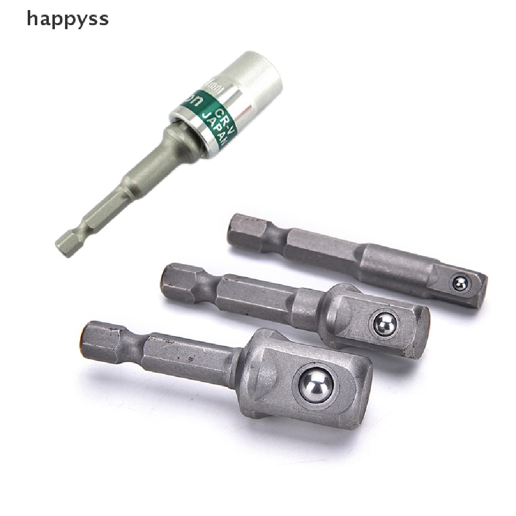 hap 3 X Socket Adaptor Set 1 4 to 1 2 1 4 3 8 inch Cordless HEX Drill Bit Driver New pyss thumbnail