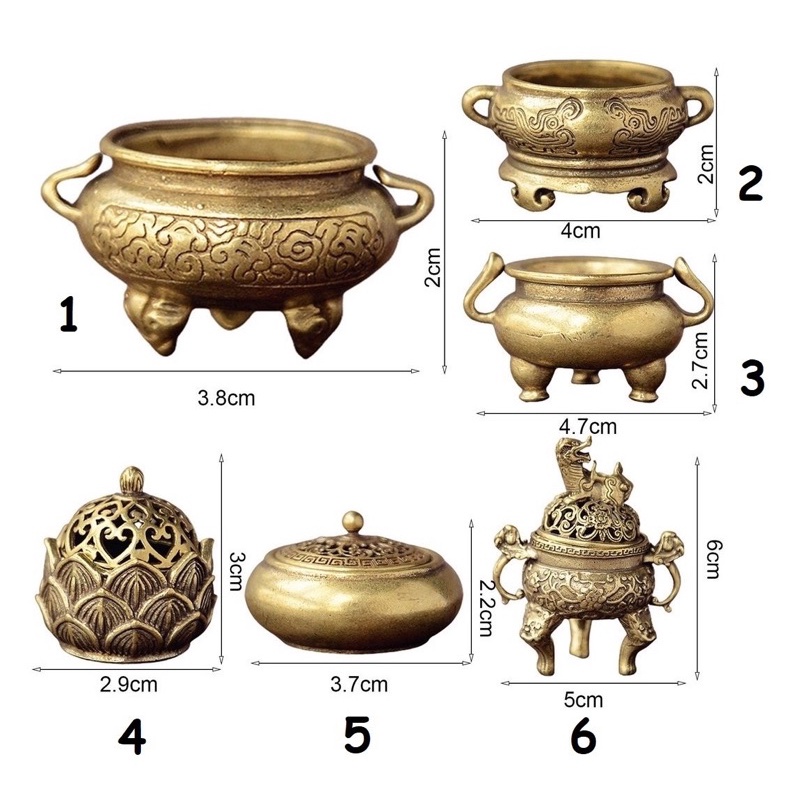Lư đốt trầm mini siêu xinh