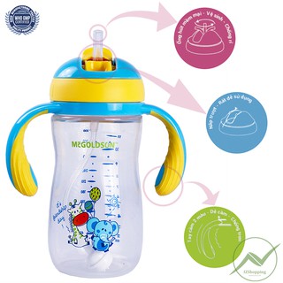 Bình tập uống PP Silicon McGoldson 330ml - Bình nước trẻ em