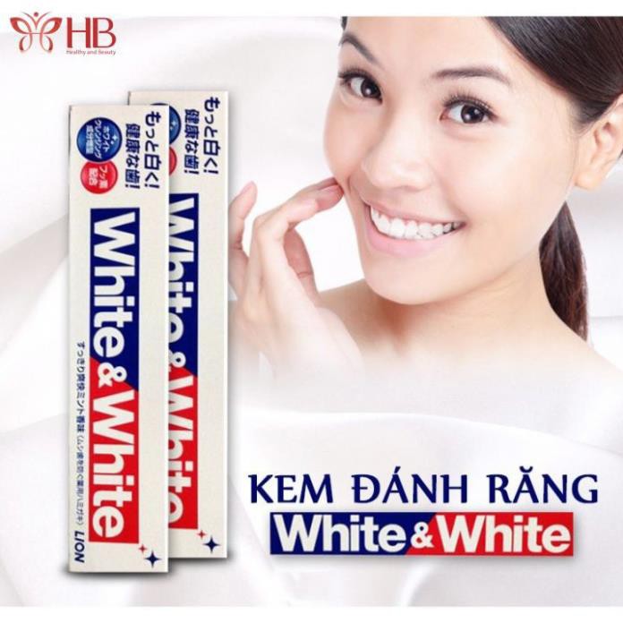 Kem Đánh Răng White &amp; White Nhật Bản