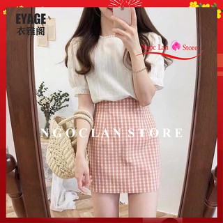 Áo sơ mi trắng cộc tay viền ren