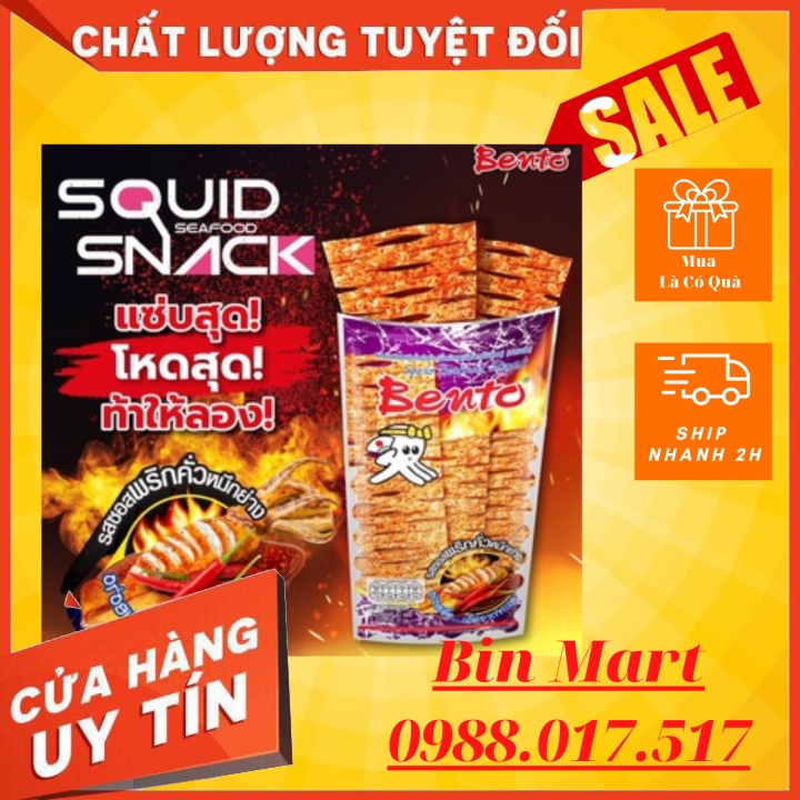 1 Gói Mực bento Thái Lan ( Gói Tím ) loại siêu cay 5gr, Mực bento nhập khẩu