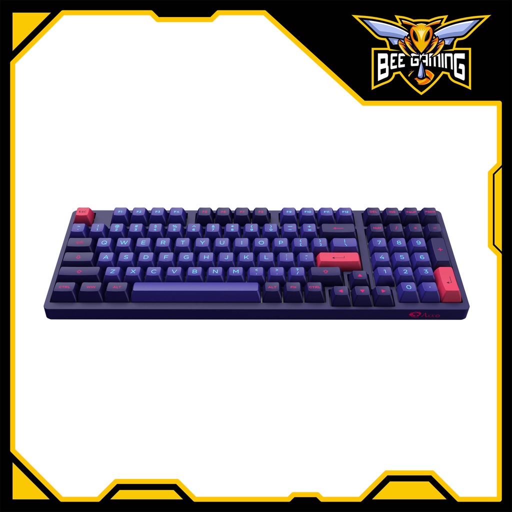 Bàn phím cơ không dây AKKO 3098N - 3098B Multi-modes Neon | Hàng chính hãng bảo hành 1 đổi 1