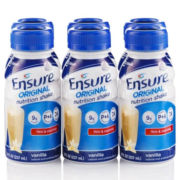 [ Date T4/24 ]Sữa Bột pha sẵn Ensure Vani Chai 237ml