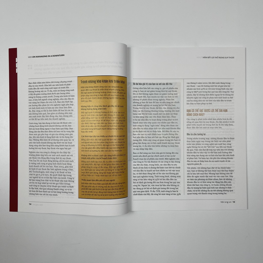 Sách - HBR ON - Quản Lý Trong Bối Cảnh Suy Thoái | BigBuy360 - bigbuy360.vn