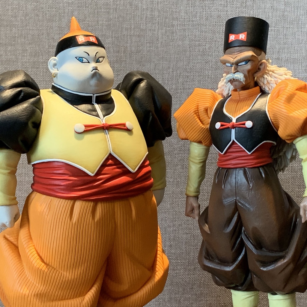 Mô hình Android 19 mập, Android 20 Dr. Gero 27cm - Dragon ball