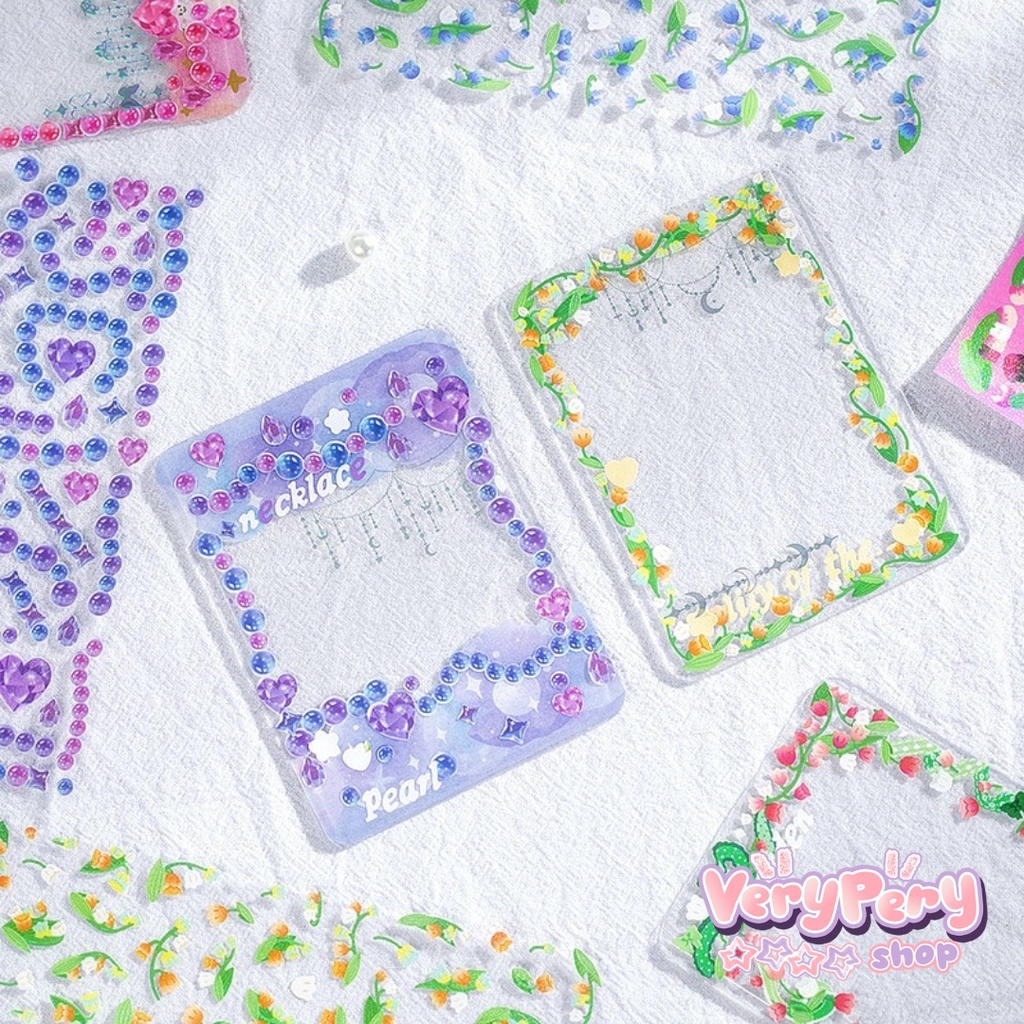 Tấm Sticker Trang Trí Album Sổ Tay/ Decor Toploader/ Làm Bulletjournal