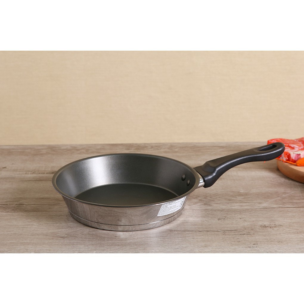 Chảo inox chống dính đáy từ HappyCook 24cm HLFP-24