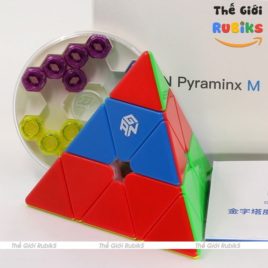 Rubik Pyraminx GAN Pyraminx M Có Nam Châm Sẵn - 3 Phiên Bản