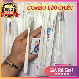 Bàn chải đánh răng khách sạn đẹp,cao cấp,1 bịch 100 cây giá rẻ -DUY QUANG