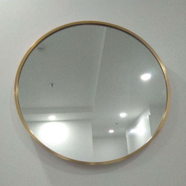 Gương Tròn Treo Tường Pioneer Khung Viền Nhôm D60 Cm Siêu Đẹp - Mã SP: PE195/PE196