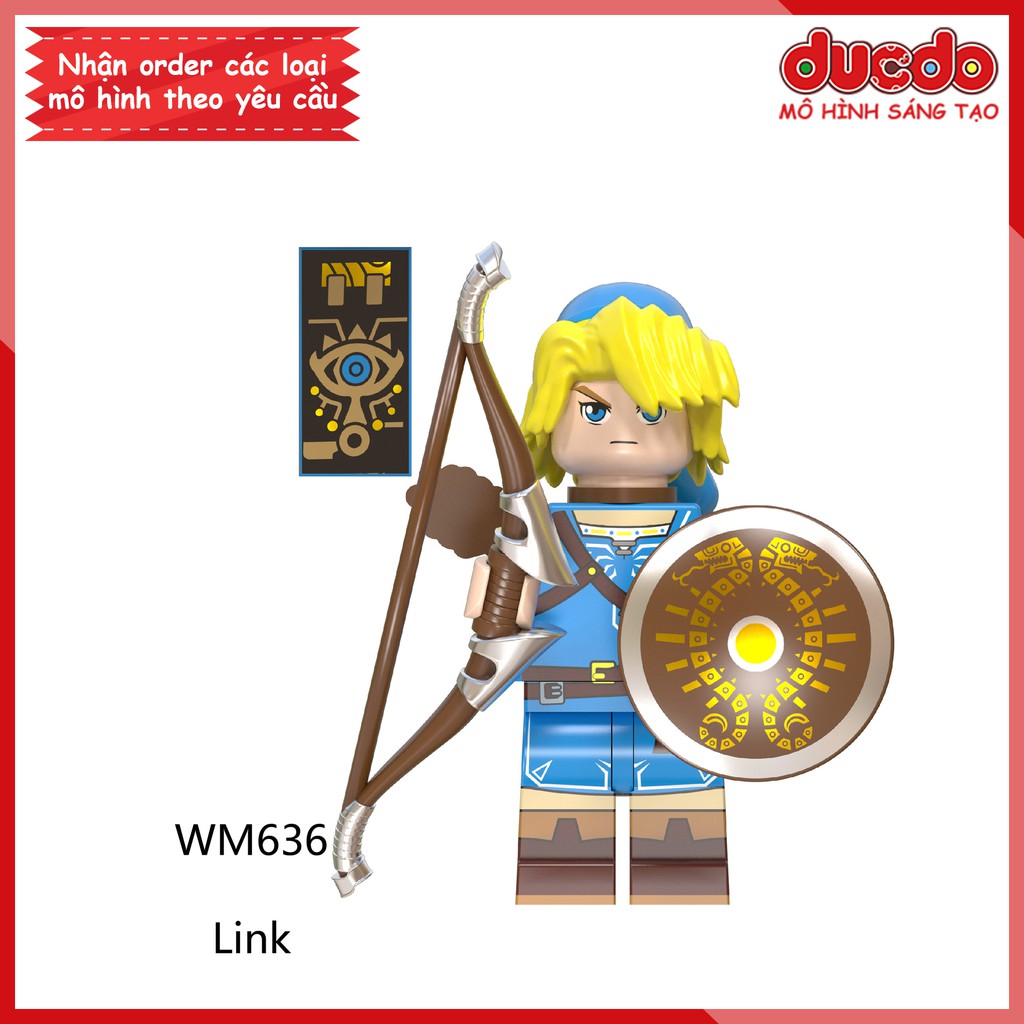 Minifigures các nhân vật trong game huyền thoại The Legend Of Zelda - Đồ chơi Lắp ghép Xếp hình Mini Mô hình WM6053