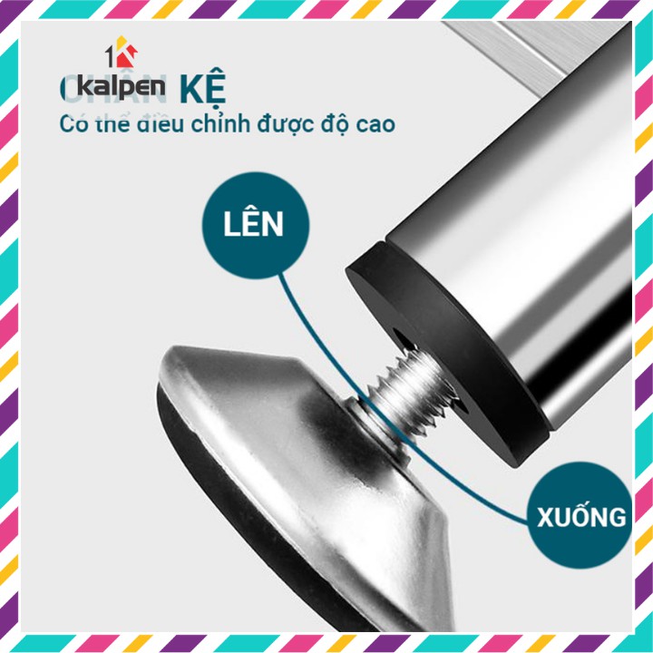 Kệ Inox 304 Để Đồ Nhà Bếp Lò Vi Sóng Đa Năng 3 4 5 Tầng Thông Minh Kalpen KDI08