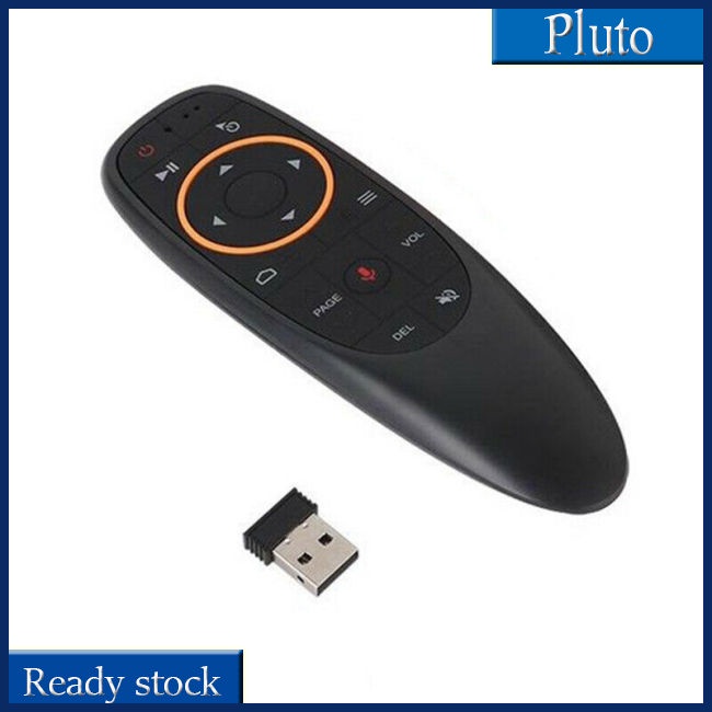 Điều khiển từ xa G10S ABS + nút silicon 2.4GHz cho TV thông minh PC