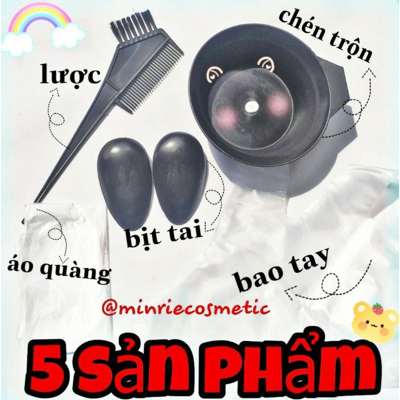 Combo 5 món dụng cụ hỗ trợ nhuộm tóc - Nhuộm tóc