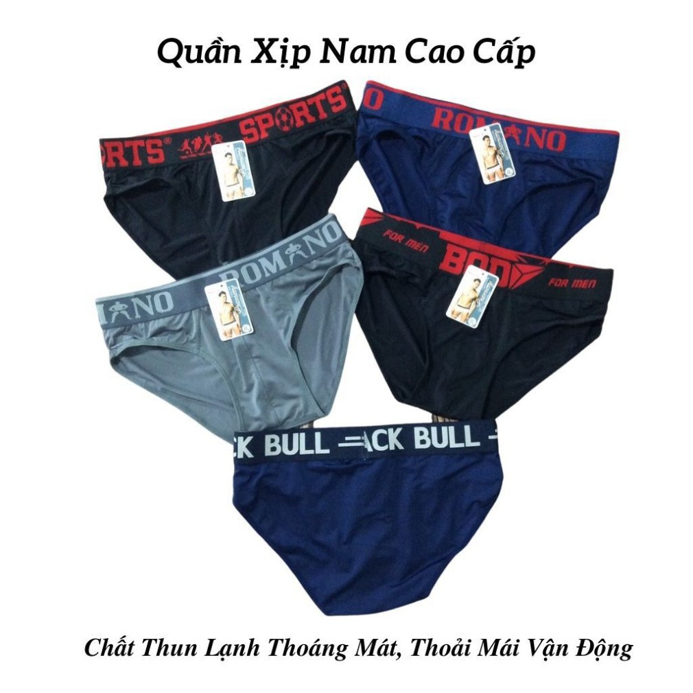 Quần Xịp Nam Cao Cấp Chất Thun Lạnh Co Giãn 4 Chiều Quần Lót Nam Co Giãn Thoáng Mát, Quần Xì Thoải Mái Vận Động
