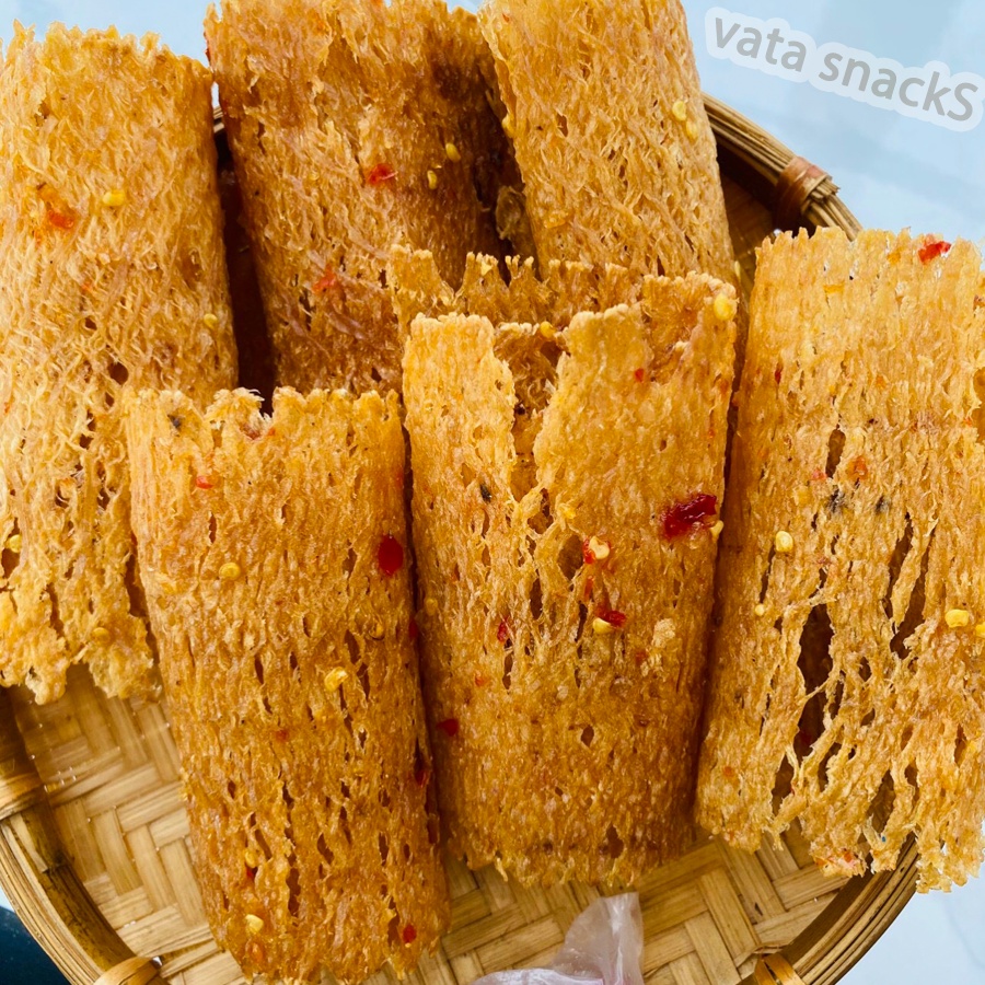 Khô mực hấp nước dừa, mực cán tẩm gia vị mực sợi mềm ăn liền, đồ ăn nhậu ngon