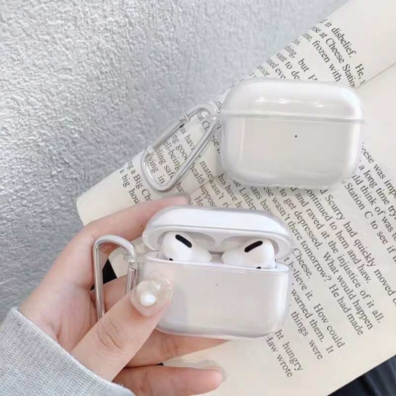 Case Airpods 1/2 Pro Vỏ Ốp Đựng Tai Nghe Vỏ Trong Silicon Mềm Đơn Giản - Mr.Case Airpods