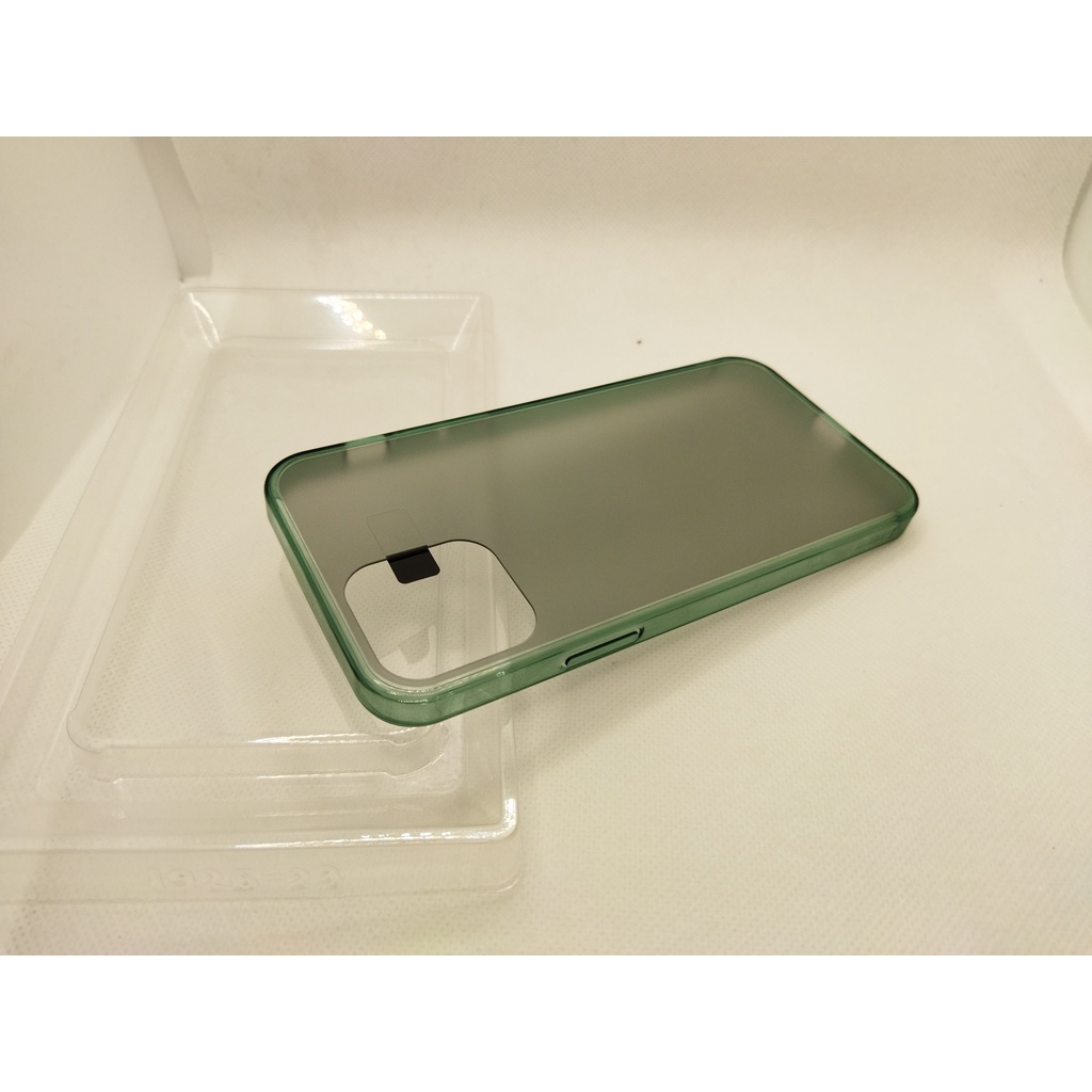 Ốp lưng cường lực nhám viền dẻo chống sốc Baseus Frosted Glass Protective Case dùng cho iPhone 12 Series_Hàng Chính Hãng