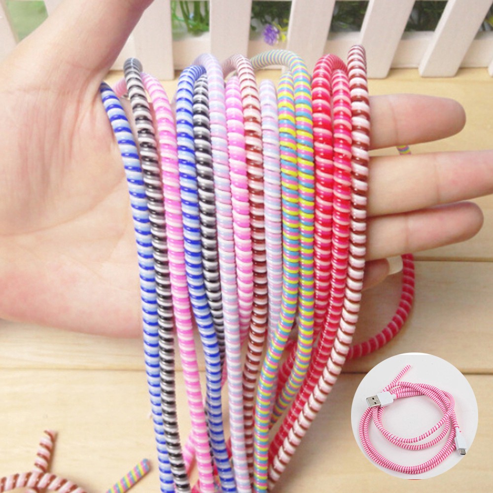 Dây Quấn Bảo Vệ Dây Cáp Sạc Cho Tai Nghe Bluetooth i11 i12 i18 i188 Iphone xiaome