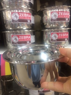 Nồi inox Thái Lan Zebra- size 14cm