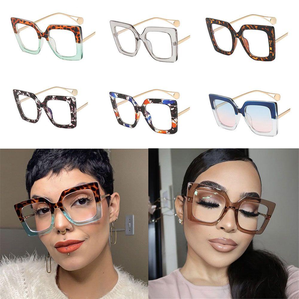 WONDER Kính Mát Gọng Vuông Phong Cách Vintage Thời Trang Cho Nữ