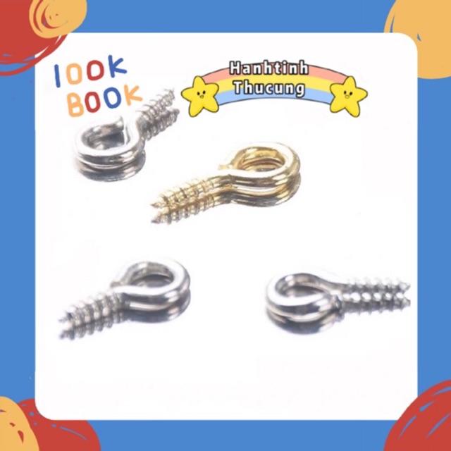 Chốt xoắn làm đồ handmade(6 chiếc/ túi)
