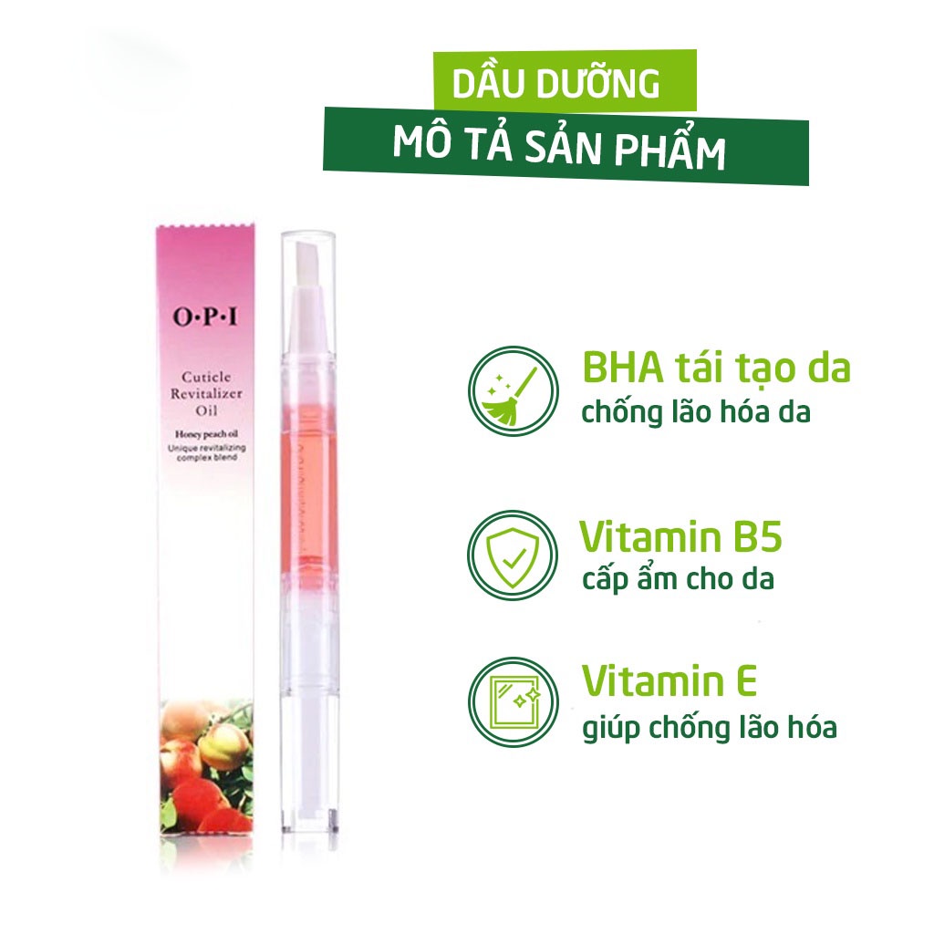 Bút dưỡng viền móng, Bút dưỡng móng tay, viền opi phụ kiện chăm sóc móng chính hãng