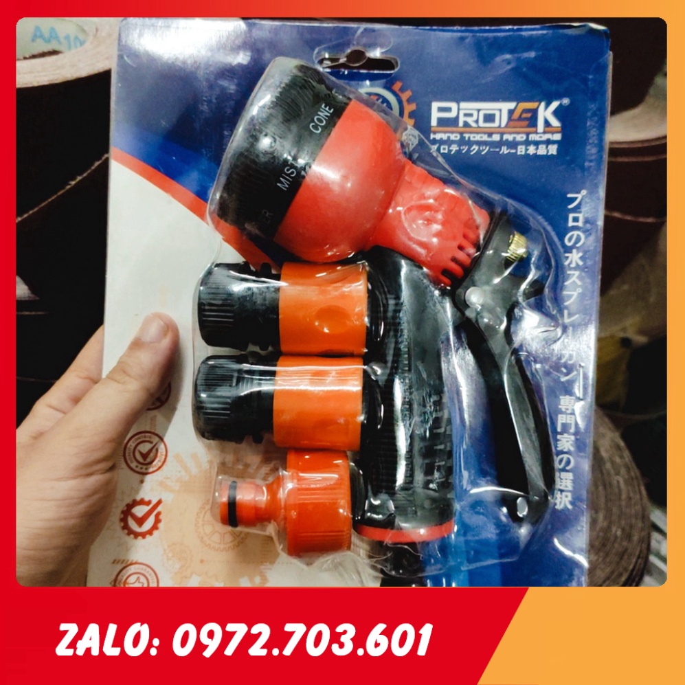 Vòi 8 chế độ phun , phun nước rửa xe, tưới cây đa năng, không gồm dây [GIÁ TỐT]