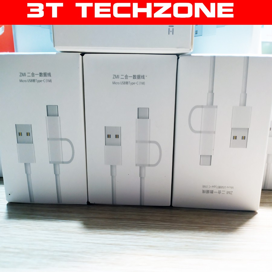 Cáp Sạc Nhanh 2 Trong 1 USB Type-C / Micro USB Xiaomi - ZMI AL501 dài 1M