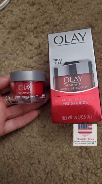 Kem dưỡng ẩm chống lão hóa Olay Regenerist Micro-Sculpting Cream - Hàng USA