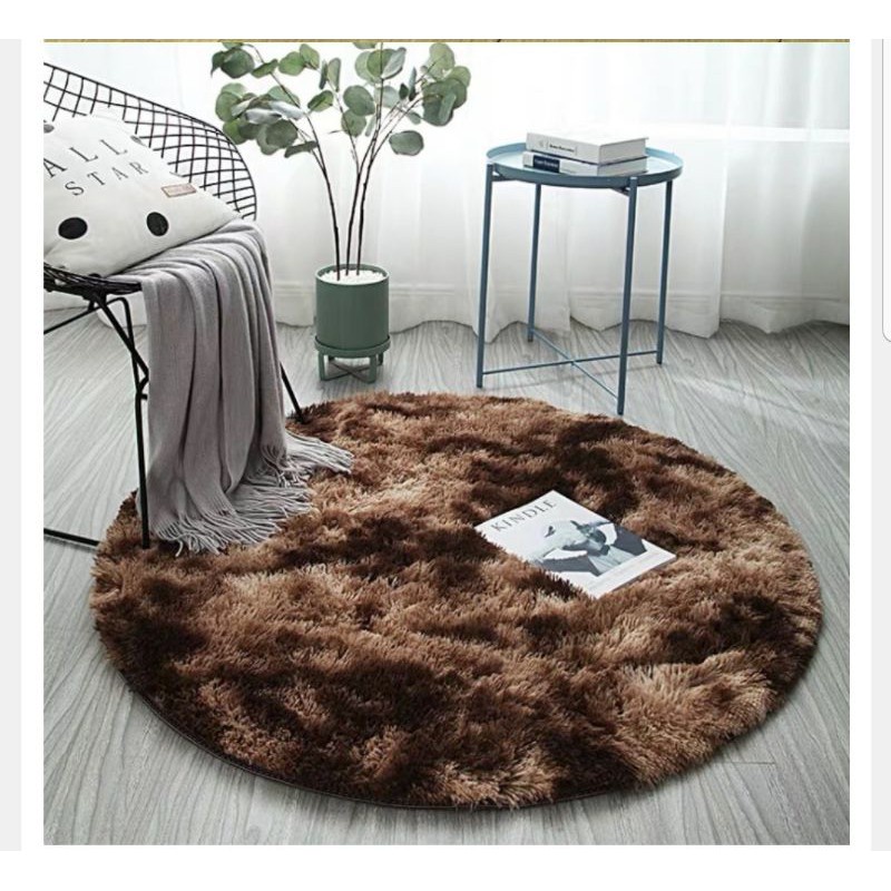 [Siêu Phẩm] Thảm Lông Lót Sàn Nhà Phòng Khách Tròn