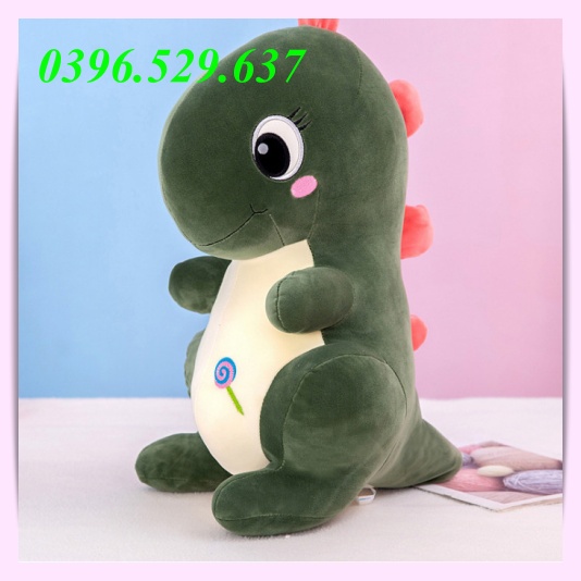 Gấu Bông Giá Rẻ Khủng Long Bông Má Hồng Dễ Thương Mềm Mịn Quà Tặng Phù Hợp Với Mọi Lứa Tuổi