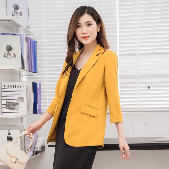 Áo khoác blazer, áo vest nữ kiểu Hàn Quốc tay lỡ, chất vải đẹp, nhiều màu - Thời trang công sở WFstudios