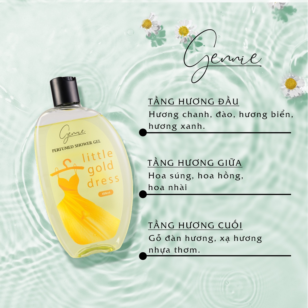 Sữa tắm nước hoa Nữ Gennie Little Gold Dress 450ml | BigBuy360 - bigbuy360.vn