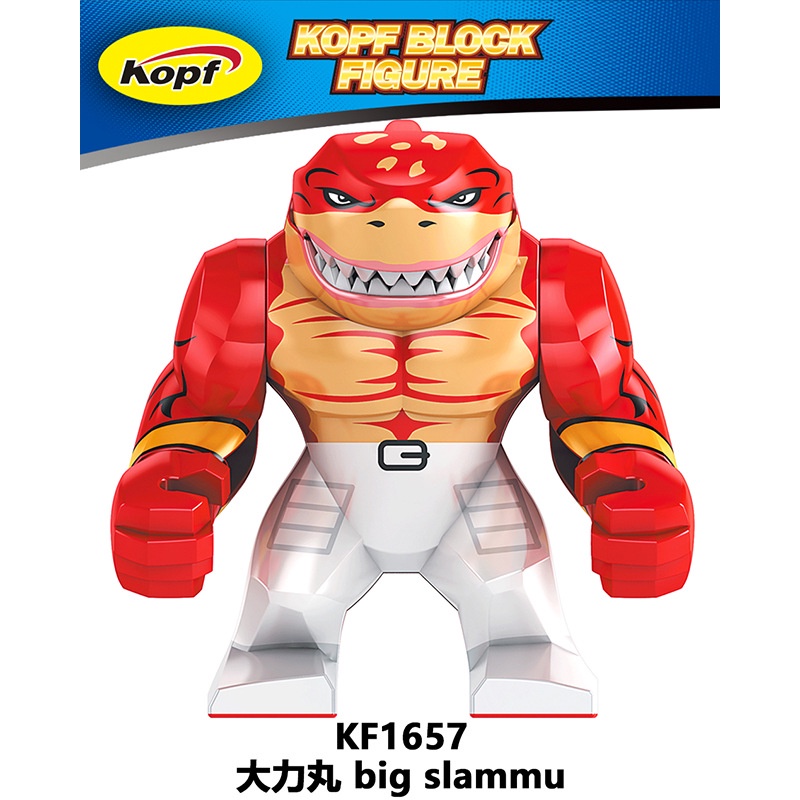 BIGFIG Đồ Chơi Lắp Ráp Cá Mập King Shark Lego Harley Quin Phim Suicide Squad Marvels DC Super Hero KF1557 KF1558