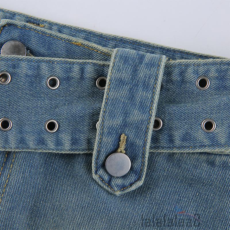 Chân Váy Bút Chì Denim Lưng Vừa Phối Thắt Lưng Laa8-Ys Cho Nữ | BigBuy360 - bigbuy360.vn