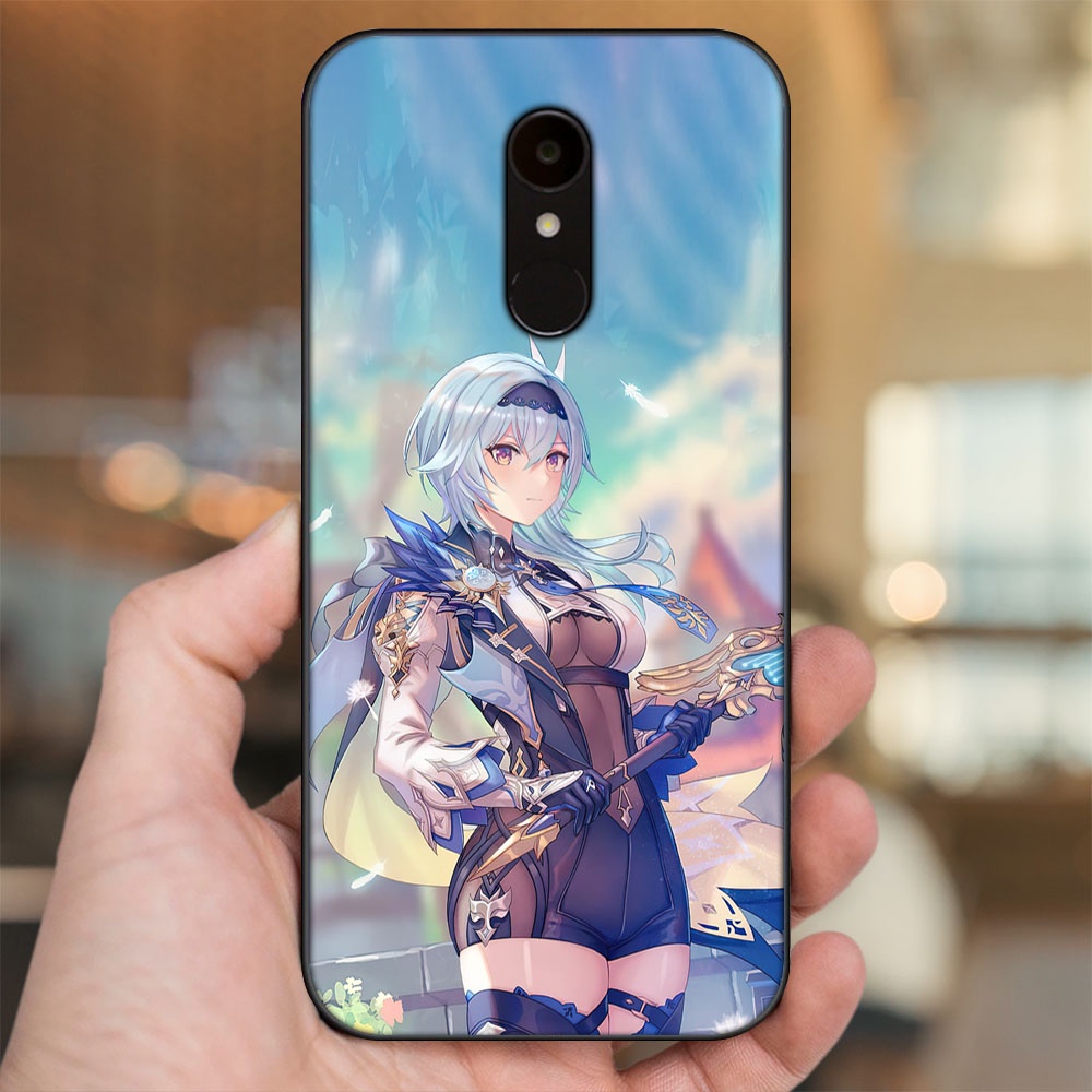 Ốp lưng Xiaomi Redmi 5 viền đen in hình Eula Genshin Impact
