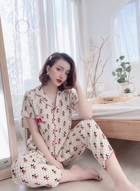 BỘ PIZAMA LỤA ĐŨI MAI NGÔ (<58kg) | BigBuy360 - bigbuy360.vn