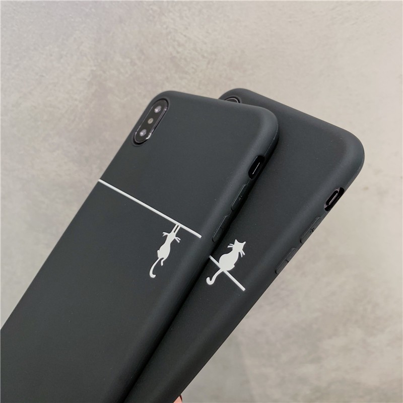 [ IPHONE ] Ốp Lưng Silicon White Cat - B085 | BigBuy360 - bigbuy360.vn