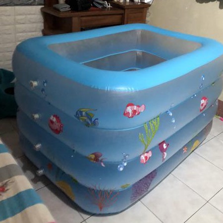 Bể bơi 4 tầng kích thước 125×100×75 cm cho bé tập bơi