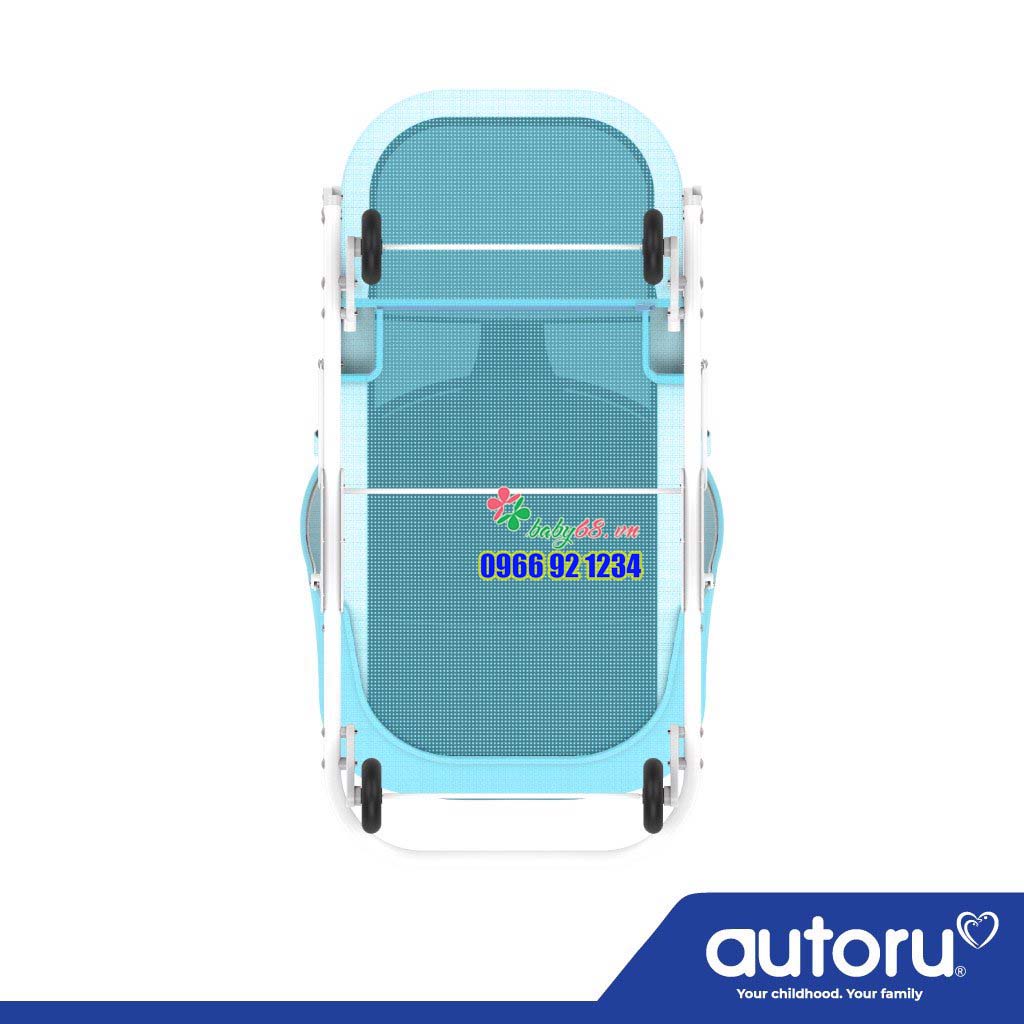 Ghế rung nhún bập bênh F1 Autoru - Xe nhún ăn dặm, bú sữa, nằm tắm nắng, nằm chơi, dỗ bé các giấc ngủ ngon