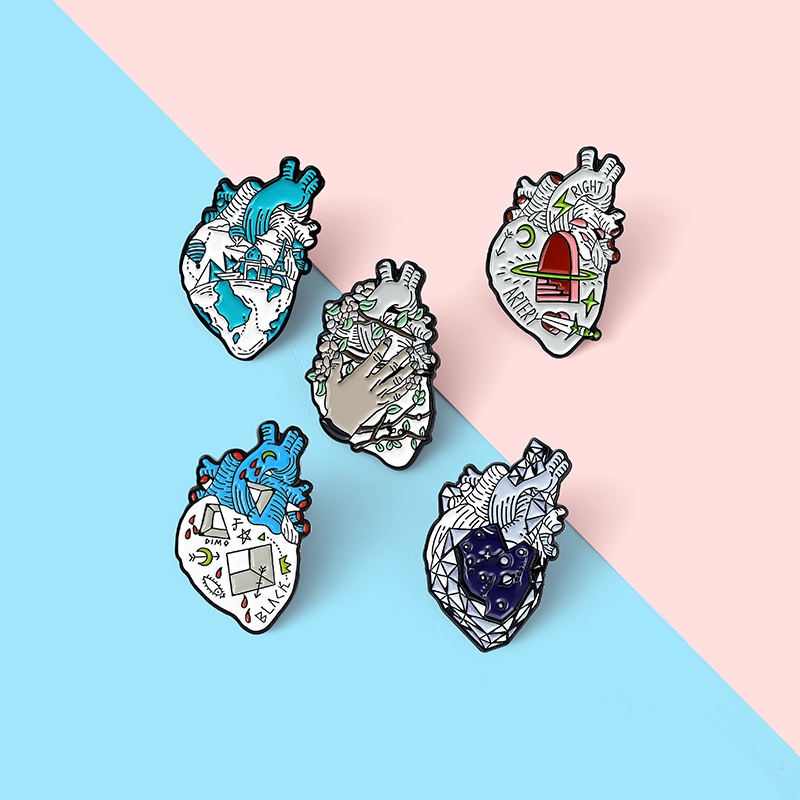 Ghim Cài Áo Bằng Kim Loại Tráng Men Hình Lâu Đài Hoạt Hình Cho Bác Sĩ