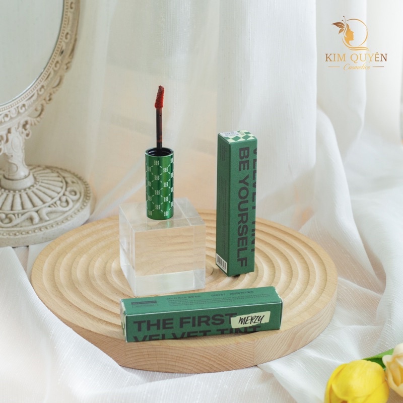 Merzy V6 vỏ Xanh Lá - Son kem thỏi Merzy Another Me The First Velvet Tint V6