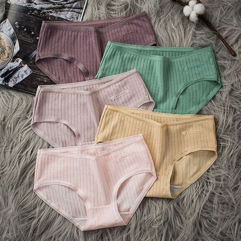 Qần Lót Nữ Cạp Viền Ren Kháng Khuẩn Cottony