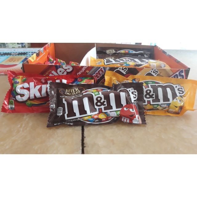 Thùng Socola 30 gói M&M MARS