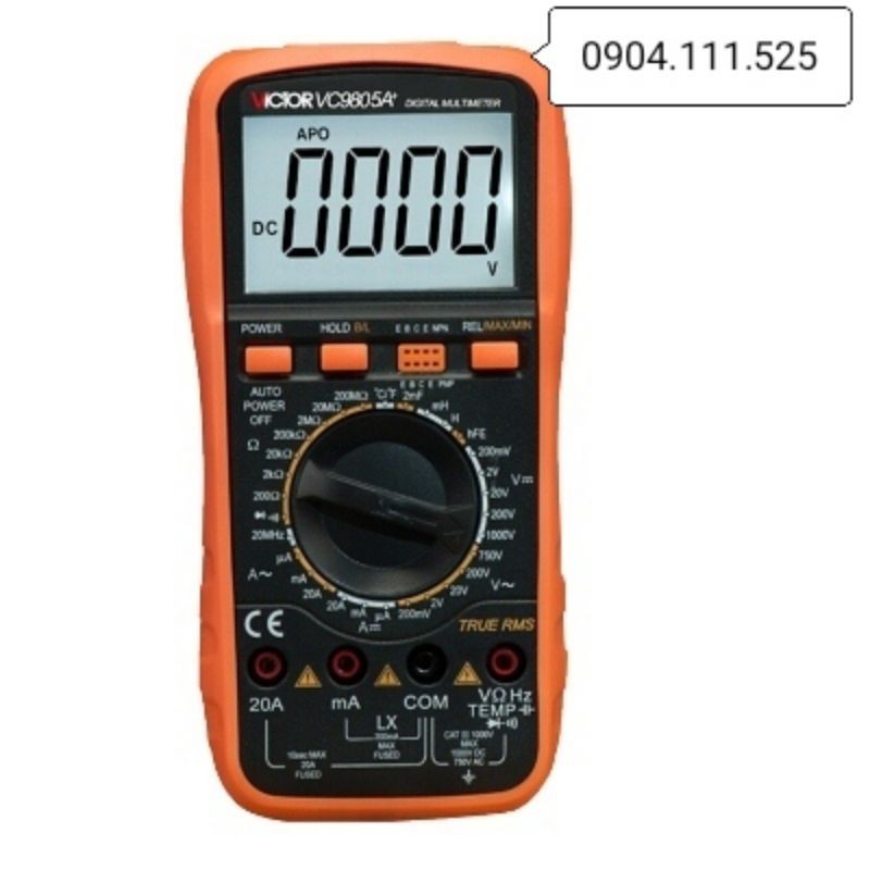 Đồng hồ đo vạn năng VICTOR VC-9805A+